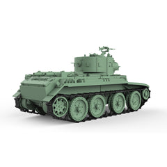 SSMODEL 595 Military Armoured Model Kit Soviet BT-7A Light Tank