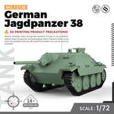 SSMODEL 730 Military Armoured Model Kit German Jagdpanzer 38 Tank
