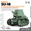 SSMODEL 830 Military Model Kit Soviet SU-18 Self-Propelled Artillery