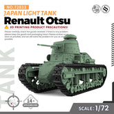 SSMODEL 833 25mm Military Model Kit Japan Renault Otsu Light Tank