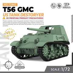 SSMODEL 842 Military Model Kit US T56 GMC Tank Destoryer