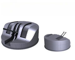 SSMODEL R350077 1/350 scale Jiulu double-strap protective cover for aircraft carriers