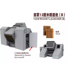 SSMODEL R200053 1/200Scale 12cm spray cannon type B