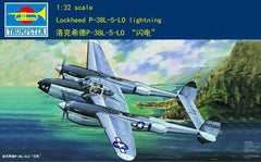 Trumpeter 02227 1/32 Lockheed P-38L-5-LO lightning Plastic Assemble model kit