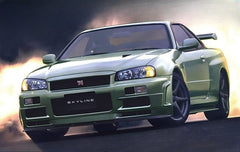 Fujimi 04666 ID285 1/24 Model Kit Nissan Skyline GT-R R34 V-Spec II Nur BNR34