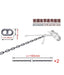SSMODEL 1/200 G200053 German Navy Universal 3D Printed Anchor Chain