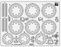 Hasegawa HA21777 1/12 Photo-Etched Parts for TZR250 (3MA) Late (1990)