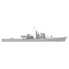 RHWS013 IJN Type K-8 No.13, Kusentei Submarine Chaser Late Modification Water line