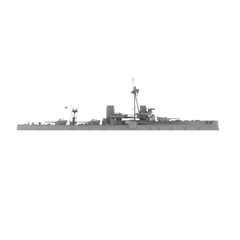 RHWS041 Military Model Kit Water Line British HMS Dreadnought