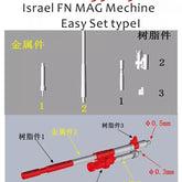 Fivestar Mosaic MM35025 1/35 Israeli IDF FN MAG machine simplified design 1