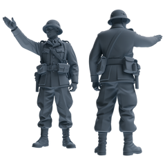 MRY-SFW SSTR191 Miniatures Soldier Model Kit Multi-Scenario Combat Soldier Pose Modern Model 5 pcs
