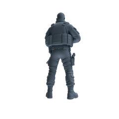 MRY-SFW SSTR176 Miniatures Soldier Model Kit Special Forces Soldier Modern Model 3 pcs