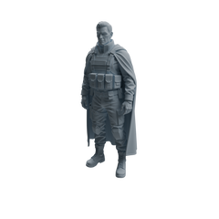 Detail view of MRY-SFW LYTR951 Tactical Cape Uniform Man Character Modern Model 4 pcs Model
