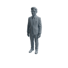 Detail view of MRY-SFW LYTR972 Book-Organizing Teacher Character Modern Model 3 pcs Model