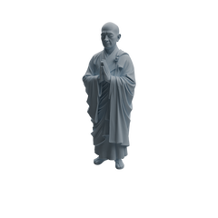 Detail view of MRY-SFW LYTR1082 Monk with Ritual Tools Character Modern Model 3 pcs Model