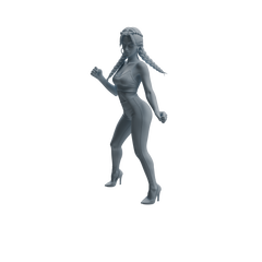 Detail view of MRY-SFW LYTR929 Nightclub Dancer Woman Character Modern Model 4 pcs Model