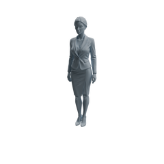 Detail view of MRY-SFW LYTR975 Business-Suit Office Woman Character Modern Model 4 pcs Model