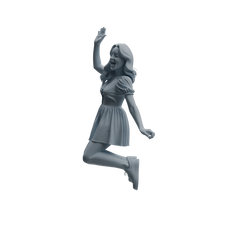 Detail view of MRY-SFW LYTR1043 Vibrant Interactive Female Character Modern Model 4 pcs Model