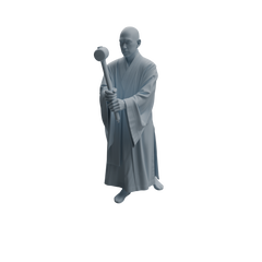 Detail view of MRY-SFW LYTR1085 Martial Monk with Ritual Tools Character Modern Model 4 pcs Model