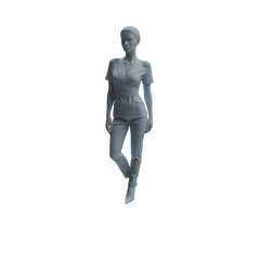 Detail view of MRY-SFW LYTR1000 Female Doctor Character Model Modern 4 pcs Model