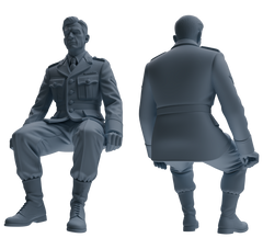 MRY-SFW SSTR182 Miniatures Soldier Model Kit Multi-Purpose Soldier Pose Modern Model 6 pcs