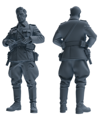 MRY-SFW SSTR181 Miniatures Soldier Model Kit Combat Soldier Pose Modern Model 6 pcs