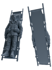 MRY-SFW SSTR192 Miniatures Soldier Model Kit Wounded Soldier Medical Pose Modern Model 6 pcs