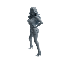 Detail view of MRY-SFW LYTR929 Nightclub Dancer Woman Character Modern Model 4 pcs Model