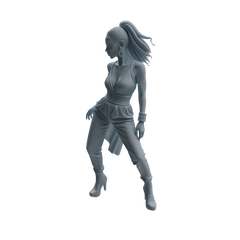 Detail view of MRY-SFW LYTR931 Nightclub Style Woman Character Modern Model 3 pcs Model