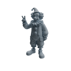 Detail view of MRY-SFW LYTR1054 Clown Character Modern Model 4 pcs Model