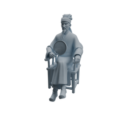 Detail view of MRY-SFW LYTR979 Ancient Literati Gentleman Character Modern Model 3 pcs Model