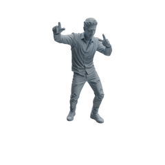 Detail view of MRY-SFW LYTR928 Nightclub Party Man Character Modern Model 4 pcs Model