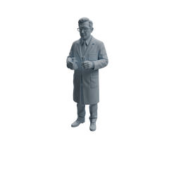Detail view of MRY-SFW LYTR964 Lab Instructor Teacher Character Modern Model 4 pcs Model