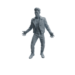 Detail view of MRY-SFW LYTR928 Nightclub Party Man Character Modern Model 4 pcs Model