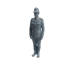 Detail view of MRY-SFW LYTR946 Uniformed Soldier Man Character Modern Model 4 pcs Model