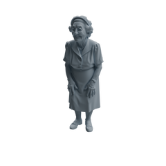 Detail view of MRY-SFW LYTR1038 Daily Interactive Elderly Character Modern Model 4 pcs Model