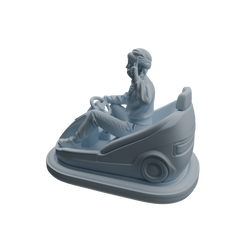 Detail view of MRY-SFW LYTR1046 Amusement Park Bumper Car Adult Character Modern Model 4 pcs Model