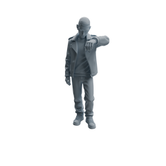 Detail view of MRY-SFW LYTR939 Urban Man Character Modern Model 3 pcs Model