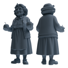 Detail view of MRY-SFW LYTR902 Vintage Elderly Woman Modern Model 4 pcs Model