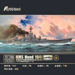 Flyhawk FH1160S 1/700 HMS Hood 1941 DELUXE EDITION Plastic Model Kit