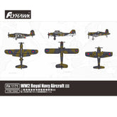 Flyhawk FH1171 1/700 WWII Royal Navy Aircraft III Plastic Model Kit