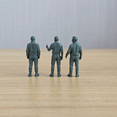 Detail view of MRY-SFW LYTR382 Coaches 3-Pack, Ideal Stadium, Tabletop Painting Miniature Car Diorama Figures Scene Props Accessories Resin Model