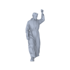Detail view of MRY-SFW LYGR056 Medieval, Magic Theme, Wargame, Resin Blank Model, Fantasy Theme, Miniature Figure, Scene Character, Figure, Hand-painted S Scale Model