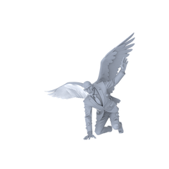 Detail view of MRY-SFW LYGR057 Biological Mutation Series, Avian Human, wargame, resin blank model, sci-fi theme, fantasy theme, miniature figure, scene character, figure, hand-painted S Scale Model