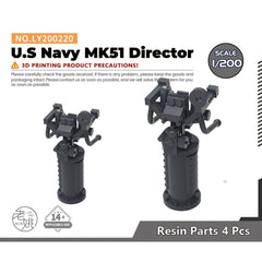 Yao's Studio LY220 1/700(350,200,144) Model Upgrade Parts U.S Navy MK51 Director