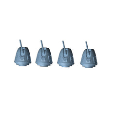 Yao's Studio LY248 1/700(350,200,144) Model Upgrade Parts US Spruance Montreal MK45-0 127mm Naval Gun