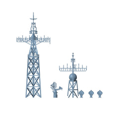 Yao's Studio LY250 1/700(350,200,144) Model Upgrade Parts USN Ticonderoga Class Mast And Radar System