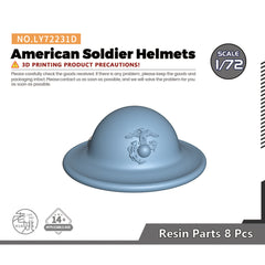 Yao's Studio LY231D Model Upgrade Parts American Soldier Helmets Type4