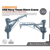 Yao's Studio LYCG369 Model Upgrades Parts USS Navy Texas Stern Crane