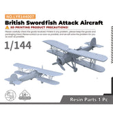 Yao's Studio LYR007 Fighter Aircraft Military Model Kit British Swordfish Walrus Amphibious Aircraft